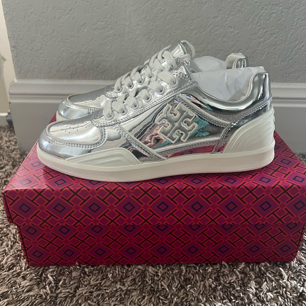 Tory Burch Metallic Sneakers NWT